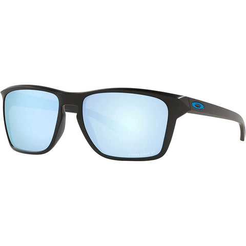 Oakley Sylas Sunglasses in matte black and prizm deep water polarized