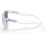 Oakley Frogskin Sunglasses in Prizm sapphire polarized and polished clear