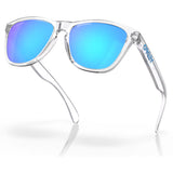 Oakley Frogskin Sunglasses in Prizm sapphire polarized and polished clear