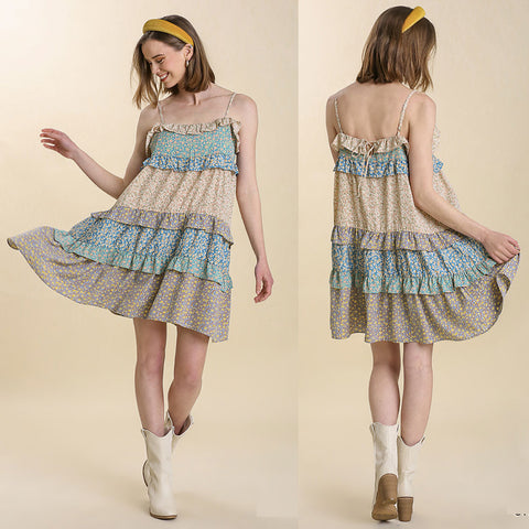 Umgee Womens Annie Dresses in stone