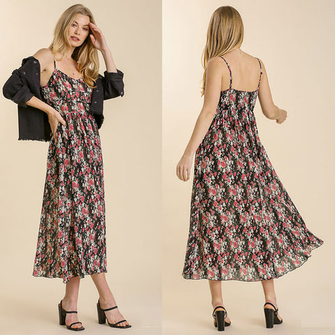 Umgee Womens Maxi Dresses in Black