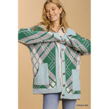 Umgee Womens Sally Sweaters in green