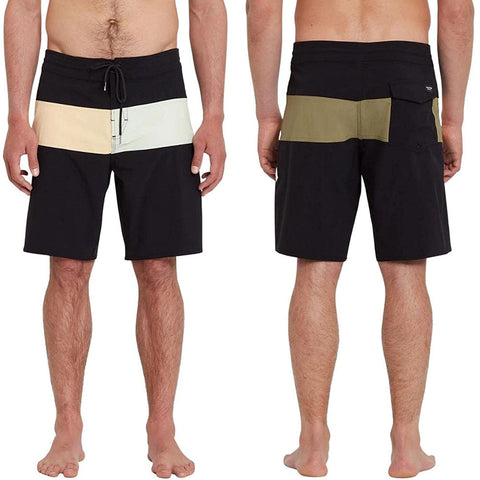 Volcom Mens Vision Liberator Boardshorts in Black and Size 30