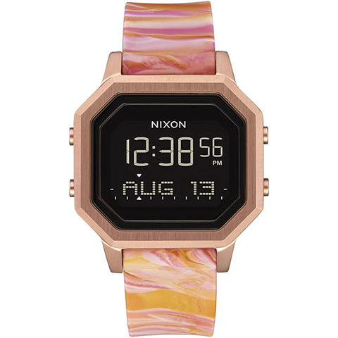 Nixon Siren SS Watches in pink marble