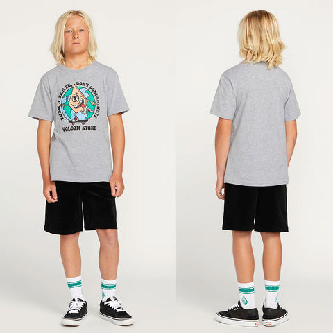 Volcom Mens Dontcontaminate T-Shirts in ash heather