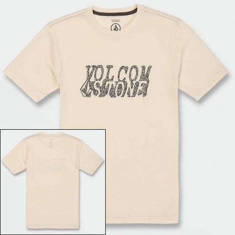Volcom Mens Correlator  T-Shirts in oatmeal and 2XL