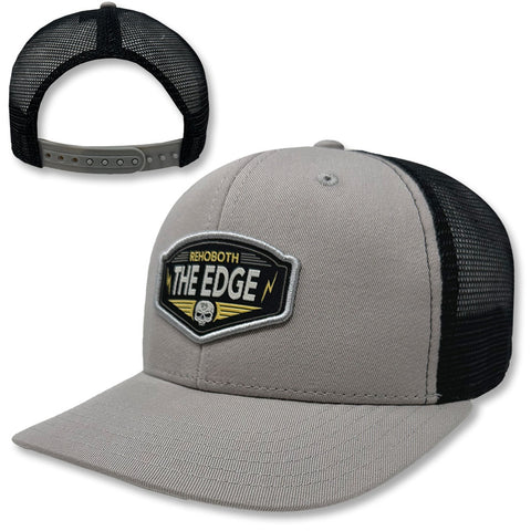 Edge Biker Hats in steel/black