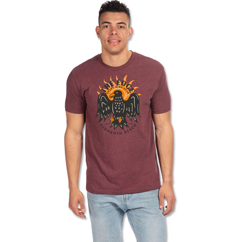 Edge Angry Bird Club T-Shirts in burgundy
