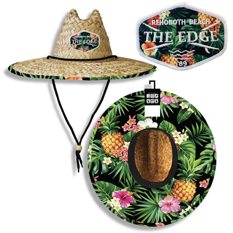 Edge Apex Straw Hat in hana