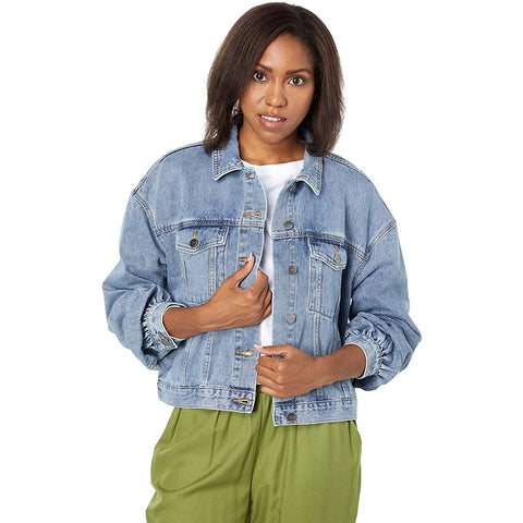 RVCA Womens Tuesdays Jackets in Blue and Medium