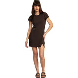 RVCA Womens Git It II Dresses in Coffee and Small