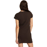 RVCA Womens Git It II Dresses in Coffee and Small