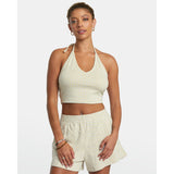 RVCA Womens Sunrise Halter Tops in nude