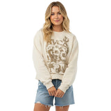 RVCA Womens Hamilton Sweatshirts in wood