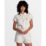 RVCA Womens Maya Rompers in Natural