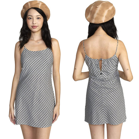 RVCA Womens Macarthur Dresses in cloud