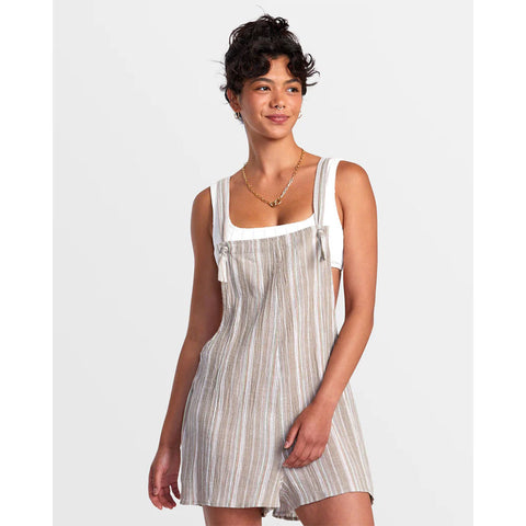 RVCA Womens Standard Rompers in khaki
