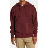 RVCA Mens PTC Hooded Sweatshirts in Wine