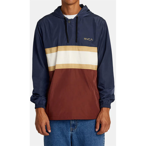 RVCA mens Meyer Packable Jackets in navy multi