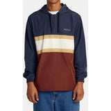 RVCA mens Meyer Packable Jackets in navy multi