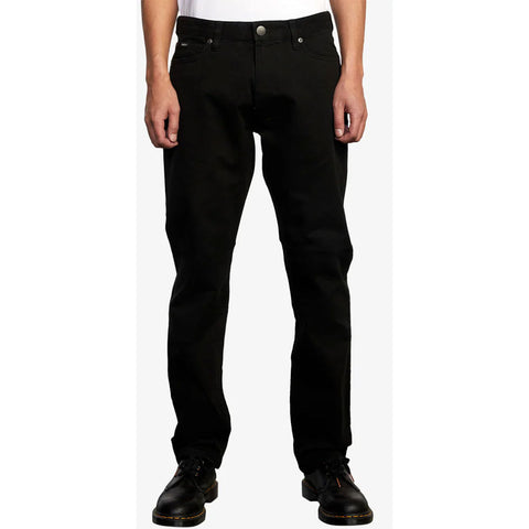 RVCA mens Daggers Twill Pants in Black