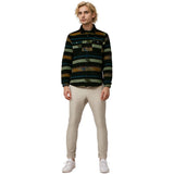 RVCA mens Blanket L/S Shirts in Black multi