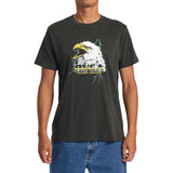 RVCA Mens Screaming RVCA T-Shirts in pirate black