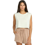 Volcom Womens Lil Muscle Tank Tops in stone