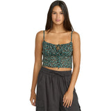 Volcom Womens Here Kitty Cami Tops in Multi