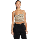 Volcom Womens Meeyowww Cami Tops in Animal