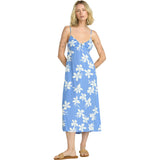 Volcom Womens Coco Ho Midi Dresses in Periwinkle