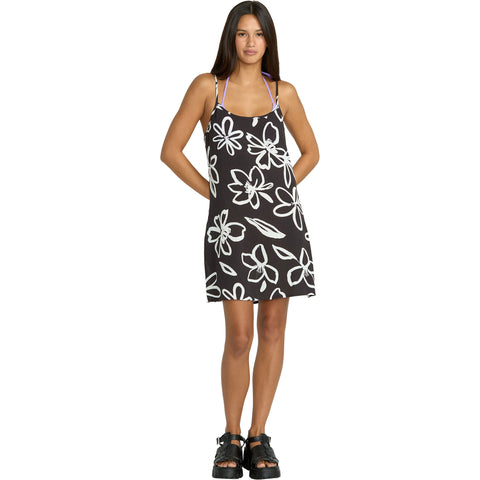 Volcom Womens Gotta B U Boo Dresses in Black