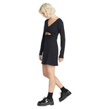 Volcom Womens Go Off Girl Dresses in Black