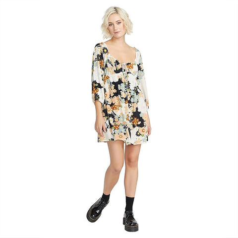 Volcom Womens J'Taime  Dresses in Cloud