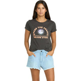 Volcom Womens 1991 Stoned Shorts in light denim