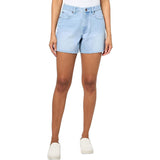 Volcom Womens Stoned BF Shorts in Blue