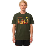 Obey Mens Fearless Vampire Killers T-Shirts in olive