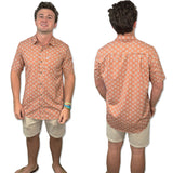 Edge Mens Kani S/S Hydro Shirts in dark melon