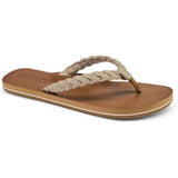 Cobian Womens Bethany Braided Pacifica Sandals in Cream