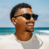 Blenders Tate Sunglasses in smoke polarized and jet black