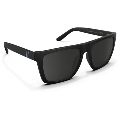 Blenders Romeo Sunglasses in black jacket and smoke polarized