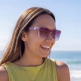 Blenders Millenia X2 Sunglasses in plum gradient polarized and berry loud