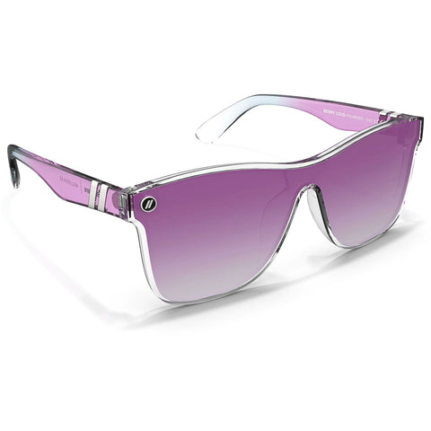 Blenders Millenia X2 Sunglasses in plum gradient polarized and berry loud