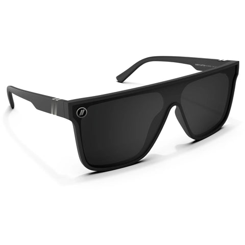 Blenders Scifi Sunglasses in dark flatter and smoke polarized