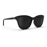 Blenders Miss Shady Sunglasses in gloss black and smoke polar