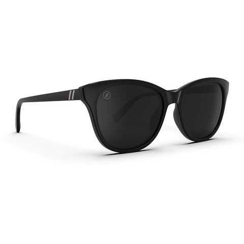 Blenders Miss Shady Sunglasses in gloss black and smoke polar
