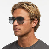 Blenders A Series Sunglasses in emerald and gradient polarized