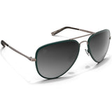 Blenders A Series Sunglasses in emerald and gradient polarized