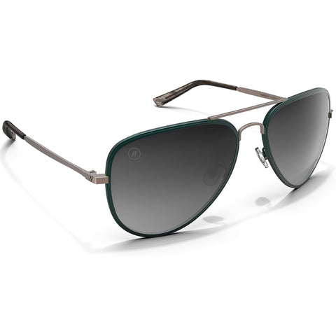 Blenders A Series Sunglasses in emerald and gradient polarized