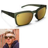 Blenders Forest Flight Sunglasses in crystal green and Copper Polar